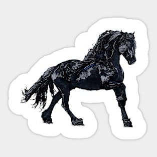 the horse Sticker